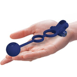 PRETTY LOVE - REMINGTON DOUBLE ANNEAU VIBRANT AVEC PLUG BLEU