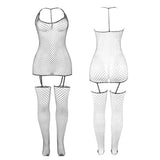 SUBBLIME - 951955 BODYSTOCKING RÉSEILLE BRILLANTE TAILLE UNIQUE