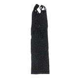 SUBBLIME - 952198 ROBE RESILLE AVEC DIAMANTS BRILLANTS NOIR TAILLE UNIQUE