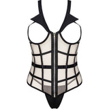 LIVCO CORSETTI FASHION - LAURA LC 20215 CORSET + STRING L/XL