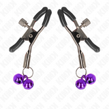 KINK - PINCE À METON DOUBLE CLOCHE VIOLET 6 CM