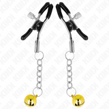 KINK - PINCES À METON PENDENTIF JINGLE BELL OR 6 CM