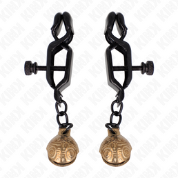 KINK - PINCES À METELONS STYLE CLOCHE NOIR 7 CM