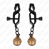 KINK - PINCES À METELONS STYLE CLOCHE NOIR 7 CM