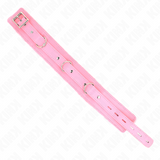 KINK - COLLIER AVEC LAISSE 65 CM AVEC RESTRICTIONS ROSE 36-42 CM X 5,5 CM
