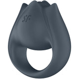 SATISFYER - PERFECT PAIR 2 MULTIVIBRATEUR 2 EN 1 ANNEAU PÉNIS ET STIMULATEUR DE DOIGTS GRIS
