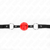 KINK - BOULE CREUSE DURE ROUGE 4,5 CM GAG MODELE 1 63,5 X 2 CM