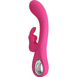 PRETTY LOVE - VIBRATEUR NOVAK RABBIT 12 VIBRATIONS ROSE