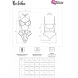 LIVCO CORSETTI FASHION - RUBIKA LC XG079 BODY AVEC RAS DE COU NOIR XL