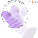 INTENSE - BRENDA VIBRATEUR TAILLE M DESIGN SPIRALE 10 VIBRATIONS VIOLET TÉLÉCOMMANDE