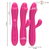 INTENSE - IVY VIBRATEUR FLEXIBLE 10 VIBRATIONS AVEC LANGUE STIMULANTE ROSE