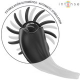 INTENSE - MABEL ANNEAU VIBRANT 10 VIBRATIONS AVEC STIMULATEUR DE CLITORIS NOIR