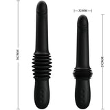 PRETTY LOVE - VIBRATEUR PAZUZU 3 MODES DE POUSSÉE NOIR