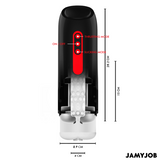 JAMYJOB - MASTURBATEUR VAGIN AUTOMATIQUE PHANTOM 5 MODES D'ASPIRATION ET DE POUSSE