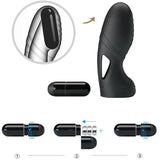 PRETTY LOVE - ALAN VIBRATEUR DE DOIGTS EN SILICONE NOIR