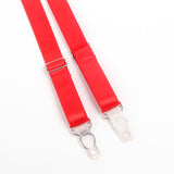 SUBBLIME - 955250 ENSEMBLE SOUTIEN-GORGE BONDAGE ROUGE AVEC JARRETELLES S/M