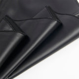 SUBBLIME - 955380 ROBE À BRETELLES EN CUIR NOIR L/XL