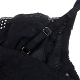 SUBBLIME - 955618 BODY EN DENTELLE AVEC FERMETURE EN BAS NOIR S/M