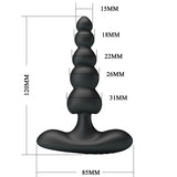 PRETTY LOVE - VIBRATEUR ANAL CORBAN 10 VIBRATIONS NOIR