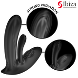 IBIZA - VIBRATEUR PORTABLE AVEC STIMULATION DU POINT G ET DU CLITORIS AVEC TÉLÉCOMMANDE