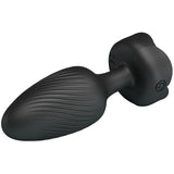 PRETTY LOVE - PLUG ANAL VARIAN AVEC LUMIÈRE LED NOIR 10,8 CM