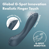 SATISFYER - VIBRATEUR PROGRAMME 12 VIBRATIONS G-SPOT WAVE 4 GRIS FONCÉ