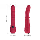 ARMONY - DILDO VIBRATEUR POINT A THERMO-RÉGLABLE ROUGE