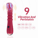 ARMONY - DILDO VIBRATEUR POINT A THERMO-RÉGLABLE ROUGE