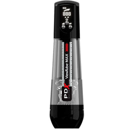 PDX ELITE - VIEWTUBE MAX VIEW MASTURBATEUR AUTOMATIQUE AVEC ASPIRATION TRANSPARENTE