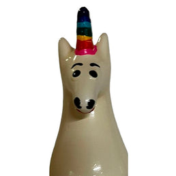 CONDOMERIE - PRÉSERVATIFS FANTAISIE PEINTS À LA MAIN LICORNE ARC-EN-CIEL
