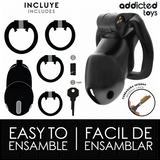 ADDICTED TOYS LOCKED - MINDNIGHT CELL CAGE À PÉNIS TAILLE M