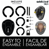 ADDICTED TOYS LOCKED - À PÉNIS VERROUILLÉE SANS CLÉ 11,5 CM