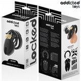 ADDICTED TOYS LOCKED - CAGE À PÉNIS OBSIDIAN HOLD TAILLE S