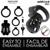 ADDICTED TOYS LOCKED - CAGE À PÉNIS SILENCIEUSE 7,5 CM