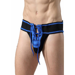 MOB - JOCKSTRAP FETISH FOOTBALL BLEU TAILLE XL