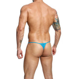 MOB - STRING EN DENTELLE AQUA TAILLE S/M