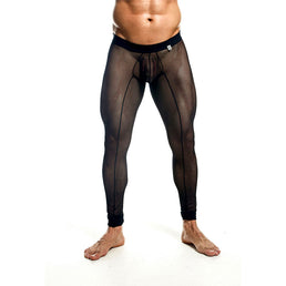 MOB - COLLANTS NOIRS TRANSPARENTS TAILLE S