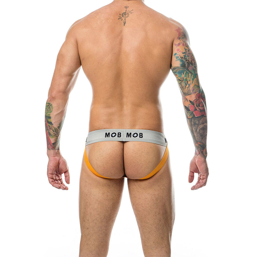 MOB - JOCK CLASSIQUE À RAYURES ORANGE TAILLE M