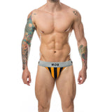 MOB - JOCK CLASSIQUE À RAYURES ORANGE TAILLE XXL