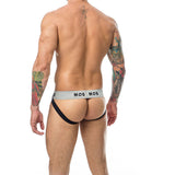 MOB - JOCK BLANC À RAYURES CLASSIQUES TAILLE S