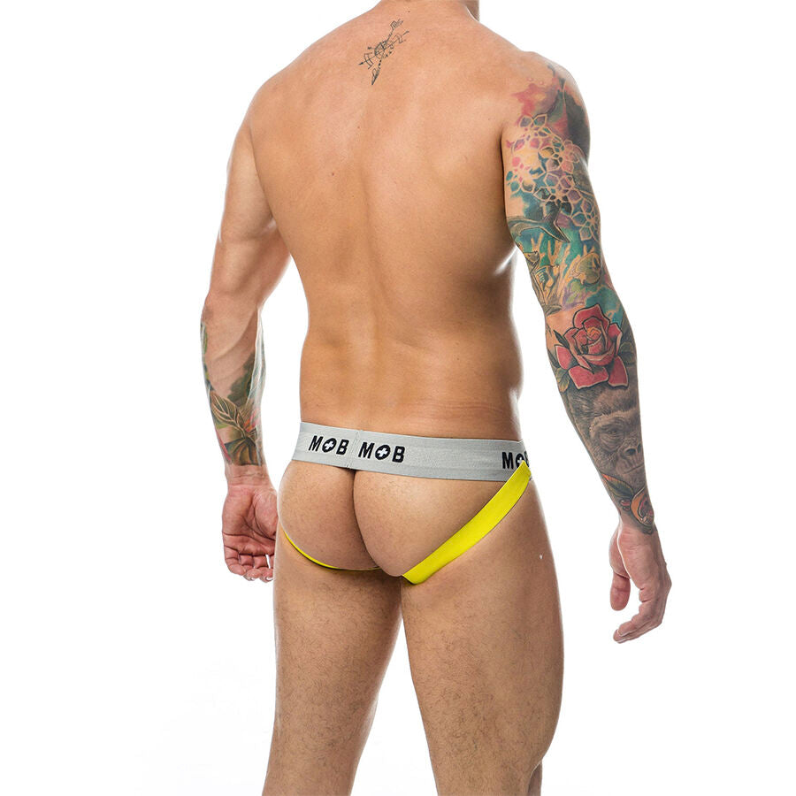 MOB - JOCK CLASSIQUE À RAYURES JAUNE TAILLE S