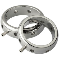 ELECTRASTIM - ANNEAU PÉNIS ÉLECTROMAGNÉTIQUE PRESTIGE EN MÉTAL 42 MM