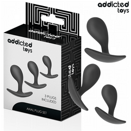 ADDICTED TOYS - LOT DE 3 PLUG ANAL MODÈLE 3