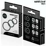 ADDICTED TOYS - LOT DE ANNEAUX EN SILICONE MODÈLE 2