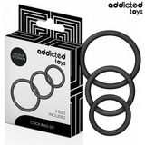 ADDICTED TOYS - LOT DE ANNEAUX EN SILICONE MODÈLE 2