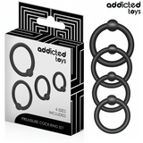 ADDICTED TOYS - LOT D'ANNEAUX EN SILICONE À PRESSION