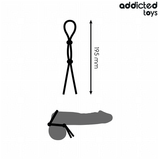 ADDICTED TOYS - CORDE EN SILICONE POUR LE PÉNIS À DOUBLE BOUCLE
