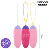 ONINDER CUTE - ŒUF EN SILICONE À VIBRATIONS ET TAPOTEMENTS - APPLICATION MONDIALE GRATUITE