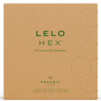 LELO - HEX BOÎTE DE PRÉSERVATIFS BIOLOGIQUES 36 UNITÉS