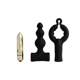 ROCKS-OFF - PETITE SENSATIONS BUBBLES ANAL PLUG VIBRATEUR NOIR